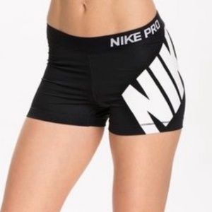 Nike Pro 3” Big Logo Spandex Short Small